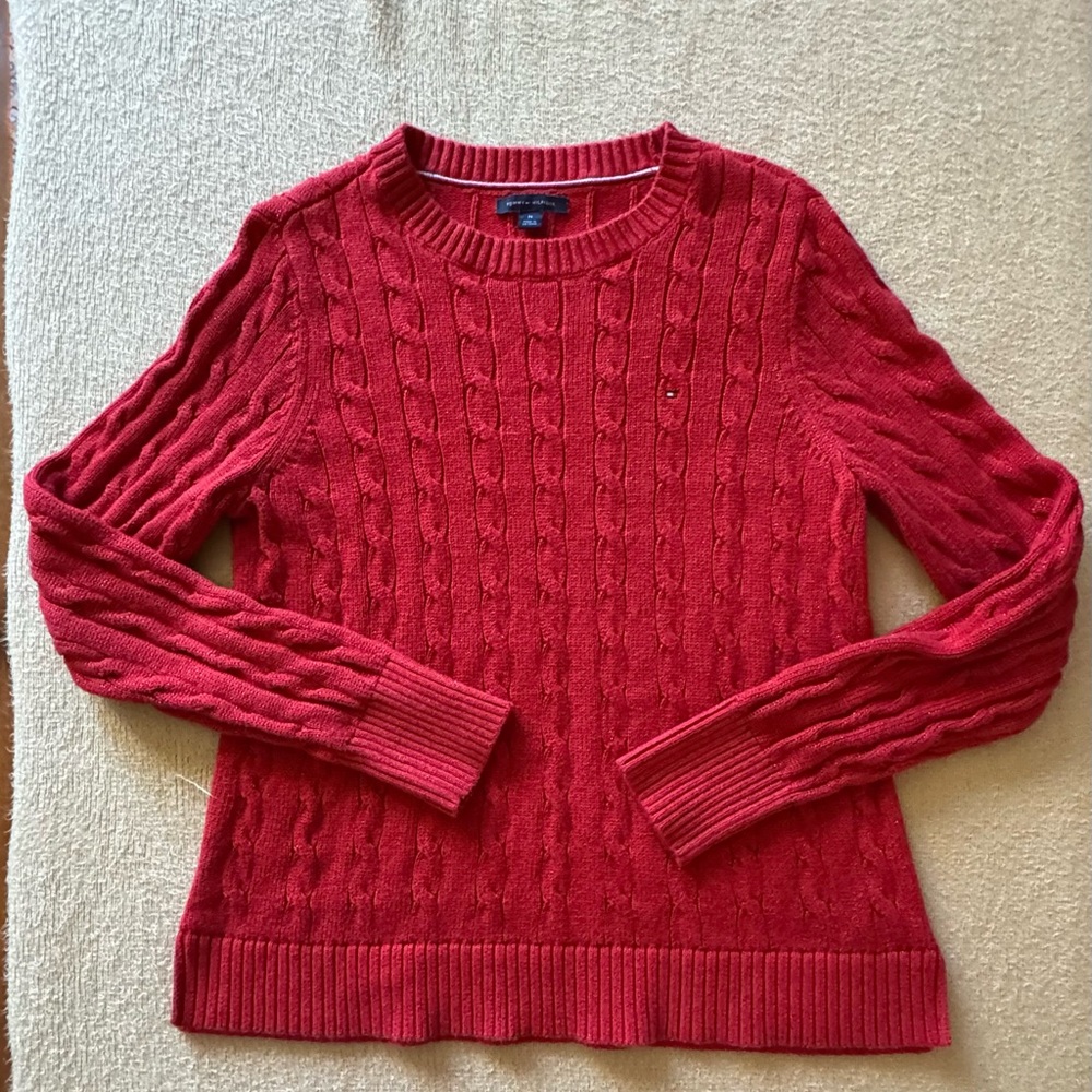 Tommy Hilfiger Vibrant Red Knitwear